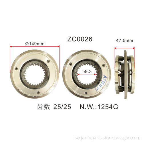 Hot sale Auto Parts Gearbox Transmission spare parts synchronizer OEM A5951125/2RP311319B